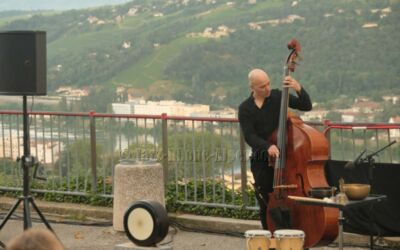 30/06/2024- Fabien Sevilla au lever du soleil à Pipet pour Jazz à Vienne