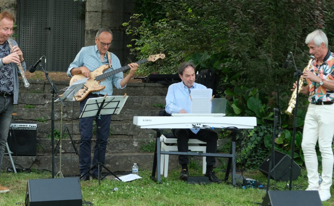 08/06/2025 – Hutman – Fillon – Janin – Dumont d’Ayot « Reunion » à Jazz à Cours et à Jardins