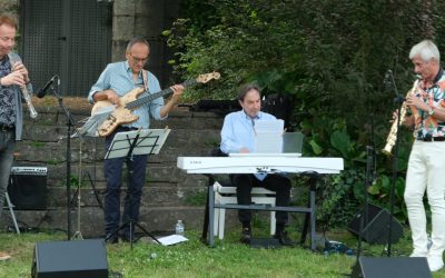 08/06/2025 – Hutman – Fillon – Janin – Dumont d’Ayot « Reunion » à Jazz à Cours et à Jardins