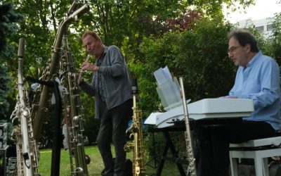 08/06/2025 – Olivier Hutman & Jean-Luc « Oboman » Fillon Duo à Jazz à Cours et à Jardins