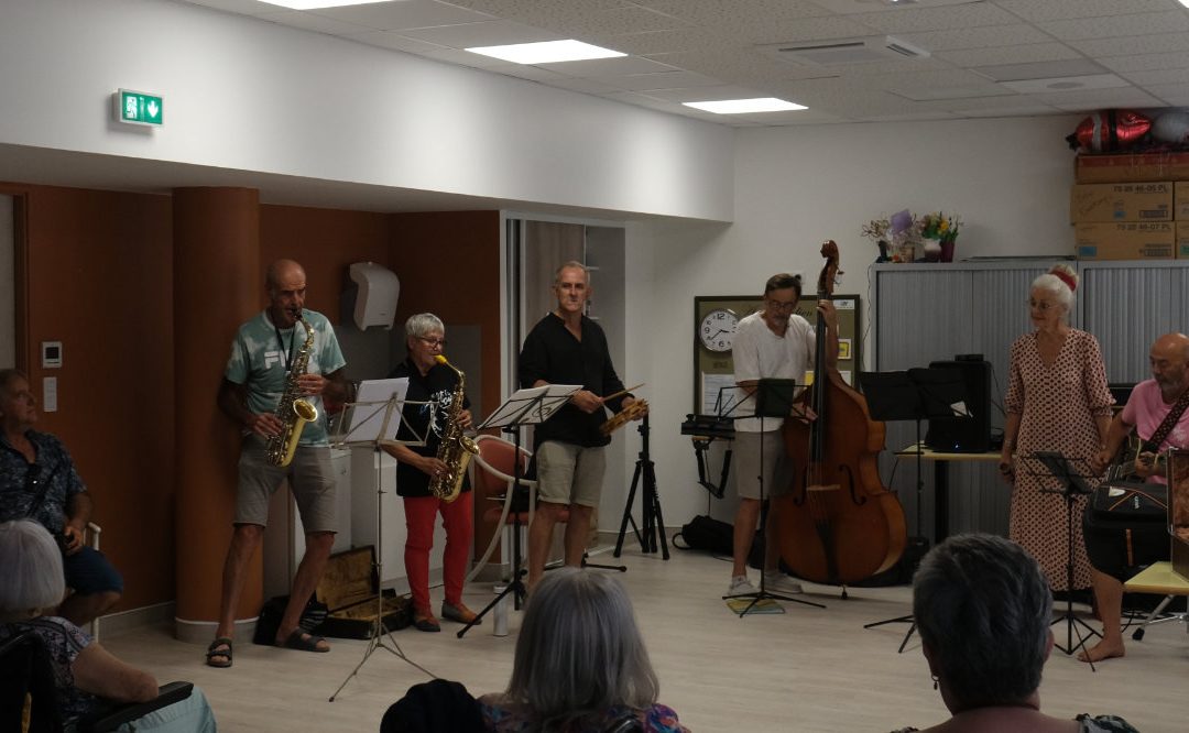 12/08/2026 – PDJ Orchestra invite Isabelle Bontempelli à l&rsquo;EHPAD de Buis-les-Baronnies pour Parfum de Jazz