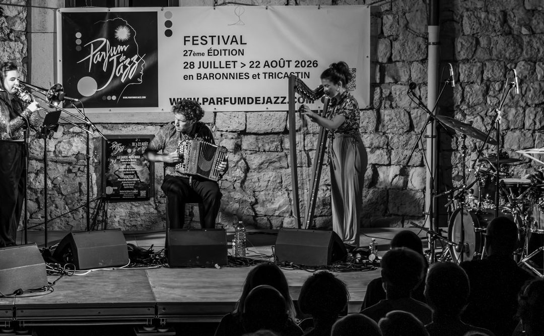 18/08/2026 – Camille Heim Quintet à La-Garde-Adhémar pour Parfum de Jazz